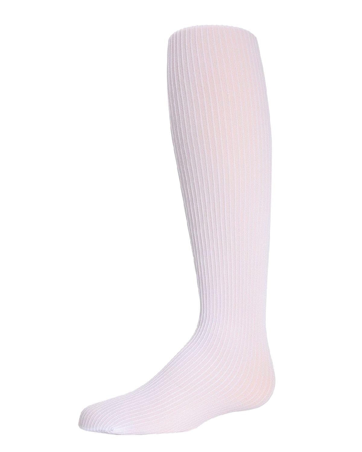 MeMoi Girls Ribbon Tights for Kids - Soft Stretchy Ribbed Leggings for Toddlers & Children | Perfect for School, Playdates & Winter Outfits