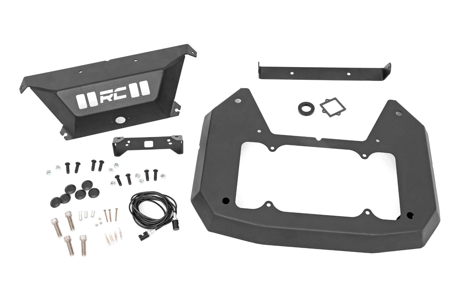 Rough Country Spare Tire Carrier Delete Kit for 2018-2022 Jeep Wrangler JL (Model 10560) | Off-Road Accessory | Tire Mount Removal Solution for Jeep Modifications