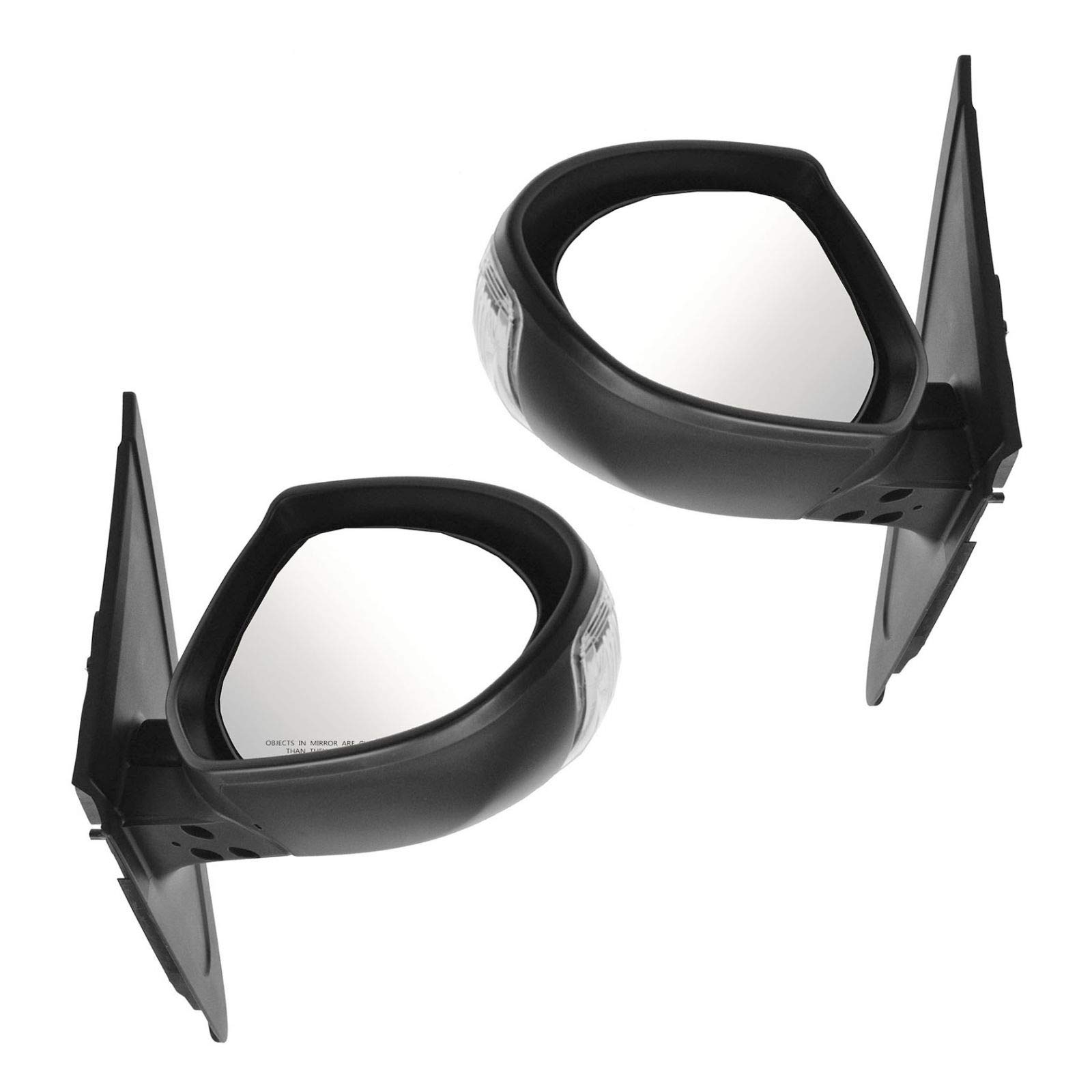 2010-2013 Mazda 3 Side Mirror Set - Driver & Passenger Replacement (MA1320159 MA1321159) - Perfect for Parking Safety & Blind Spot Visibility