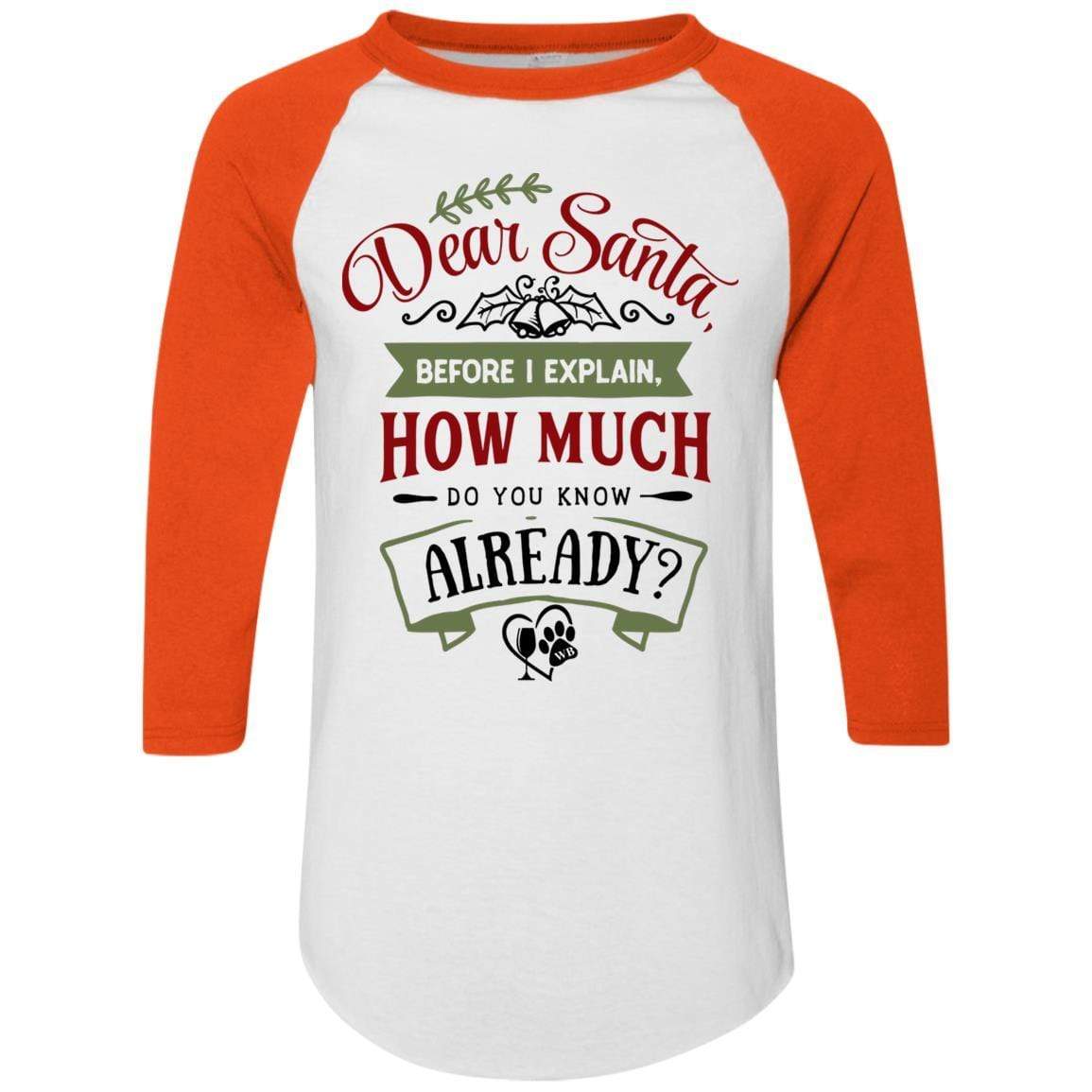 WineyBitches.Co Colorblock Raglan Jersey T-Shirt - Women's Fashion Casual Tee for Outfits, Lounge & Streetwear