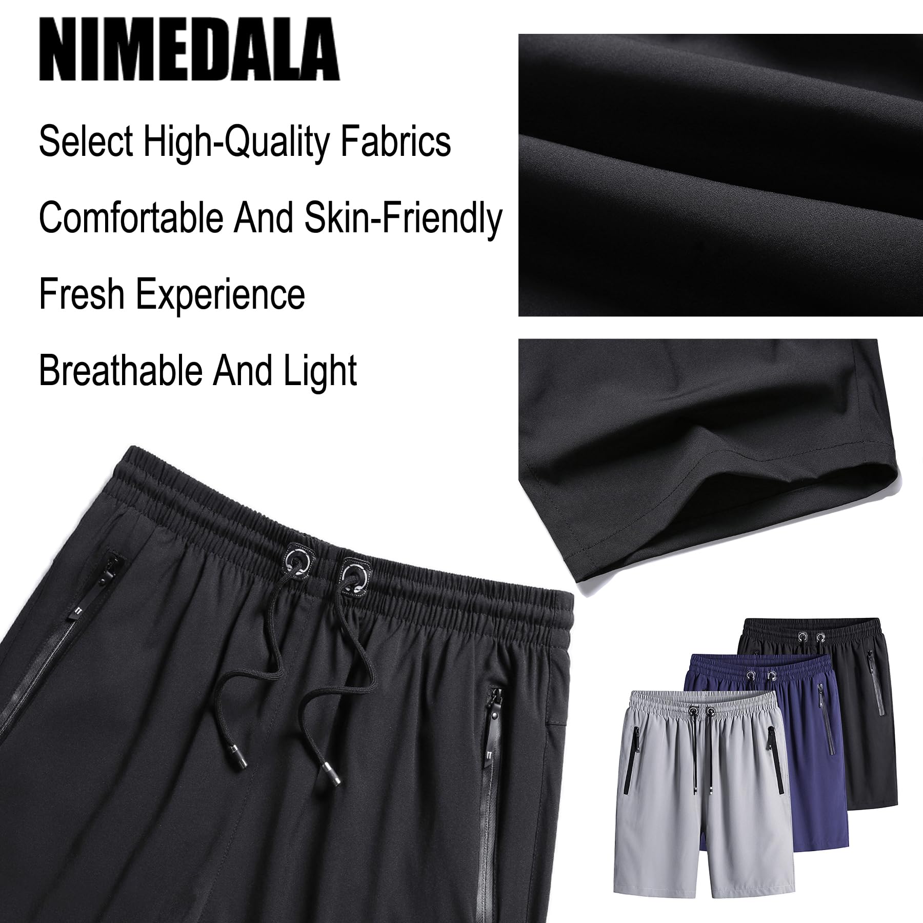 Pulium & Puliam Ice Silk Shorts for Women & Men - Unisex Quick-Dry Stretch Summer Shorts | Perfect for Running, Yoga, Gym & Beach Activities