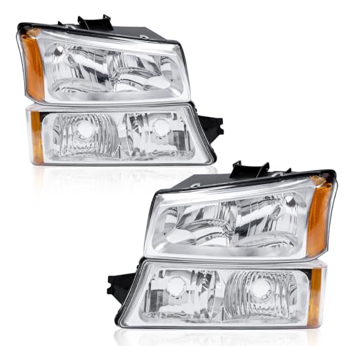 Clear lens Chrome housing Amber corner