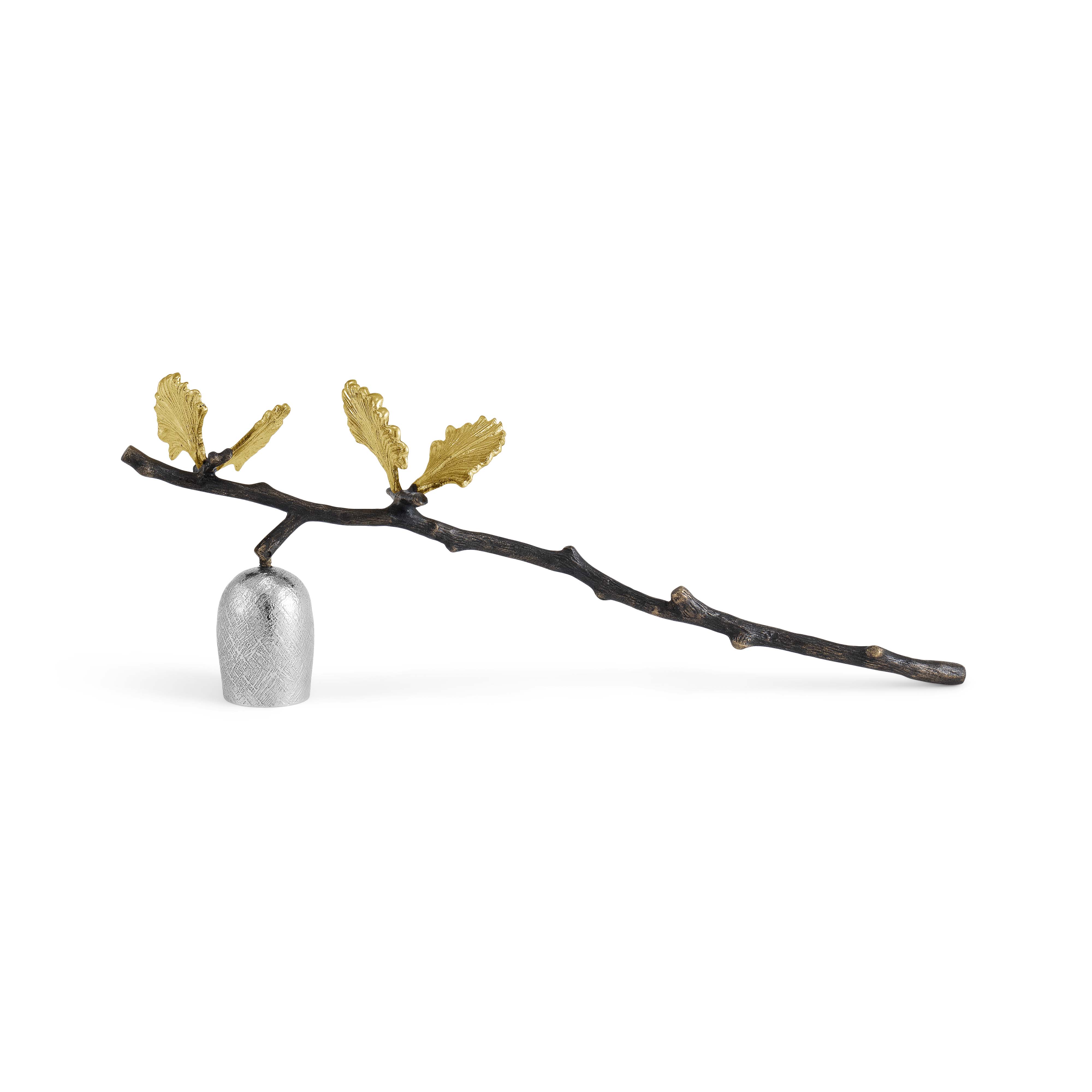 Butterfly Ginkgo Candle Snuffer - Elegant Brass Candle Extinguisher for Home Decor, Wedding, Spa & Relaxation