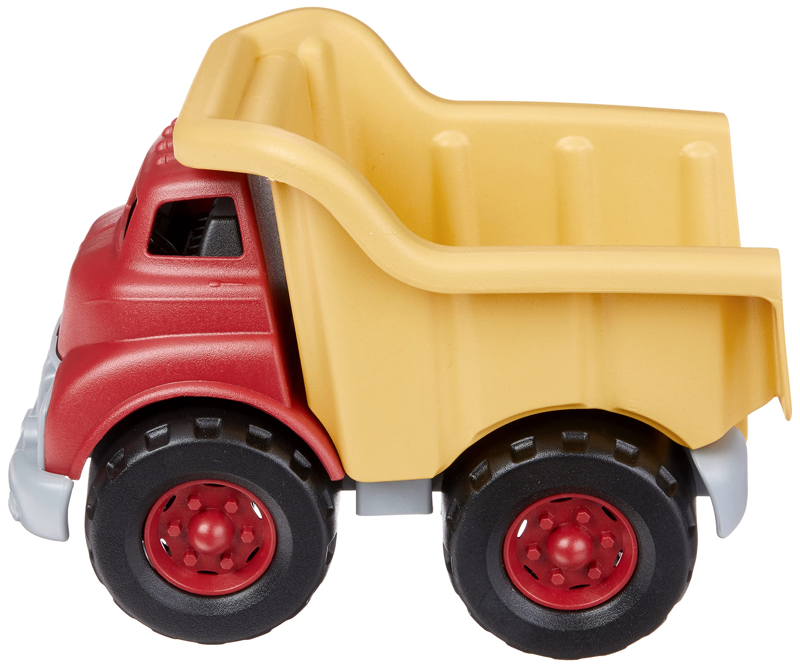 Green Toys Flatbed with Dump Truck - Eco-Friendly Kids Toy for Sandbox & Construction Play | STEM Learning & Outdoor Fun