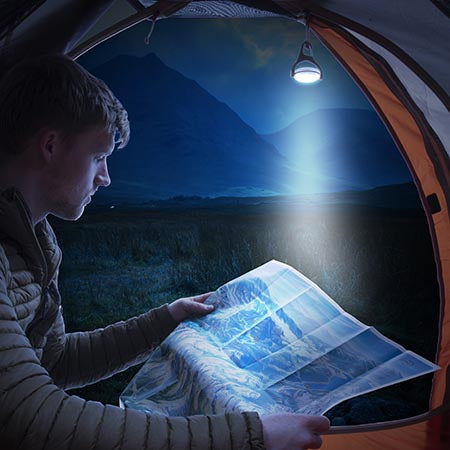 Nite Ize Radiant Rechargeable Micro LED Lantern Disc - Portable Camping Light for Hiking, Emergency & Outdoor Adventures - USB Charging & Multiple Light Modes