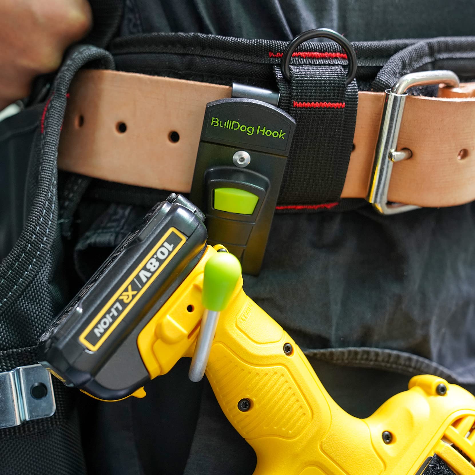 KUNN Tool Holster - Heavy Duty Cordless Drill Holder & Small Tool Pouch for Electricians, Carpenters & DIY - Perfect for Work Belt, Tool Belt & Job Site Organization