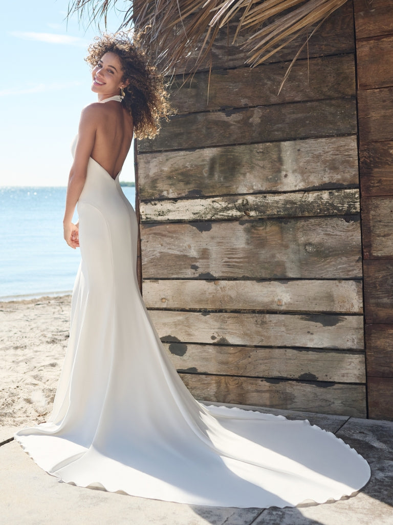 Delores by Rebecca Ingram - Elegant Wedding Dress with Lace Details | Perfect for Bridal Ceremonies & Formal Events