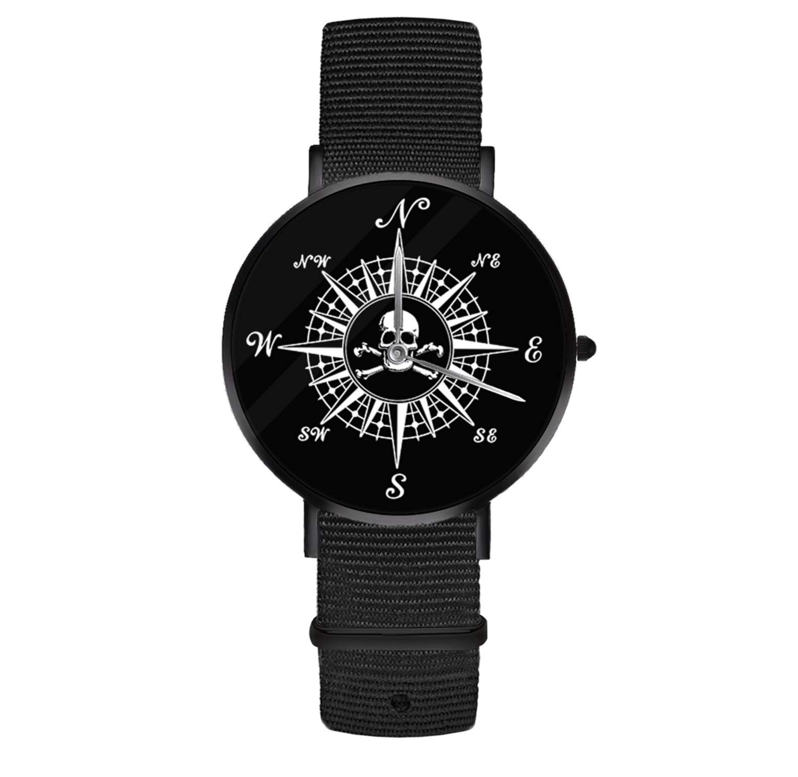 Custom Personalized Watches for Men & Women - Thin Waterproof Fashion Dress Wristwatch with Nylon Mesh Band - Engraved Photo Watches - Perfect Gift for Anniversary, Birthday & Special Occasions