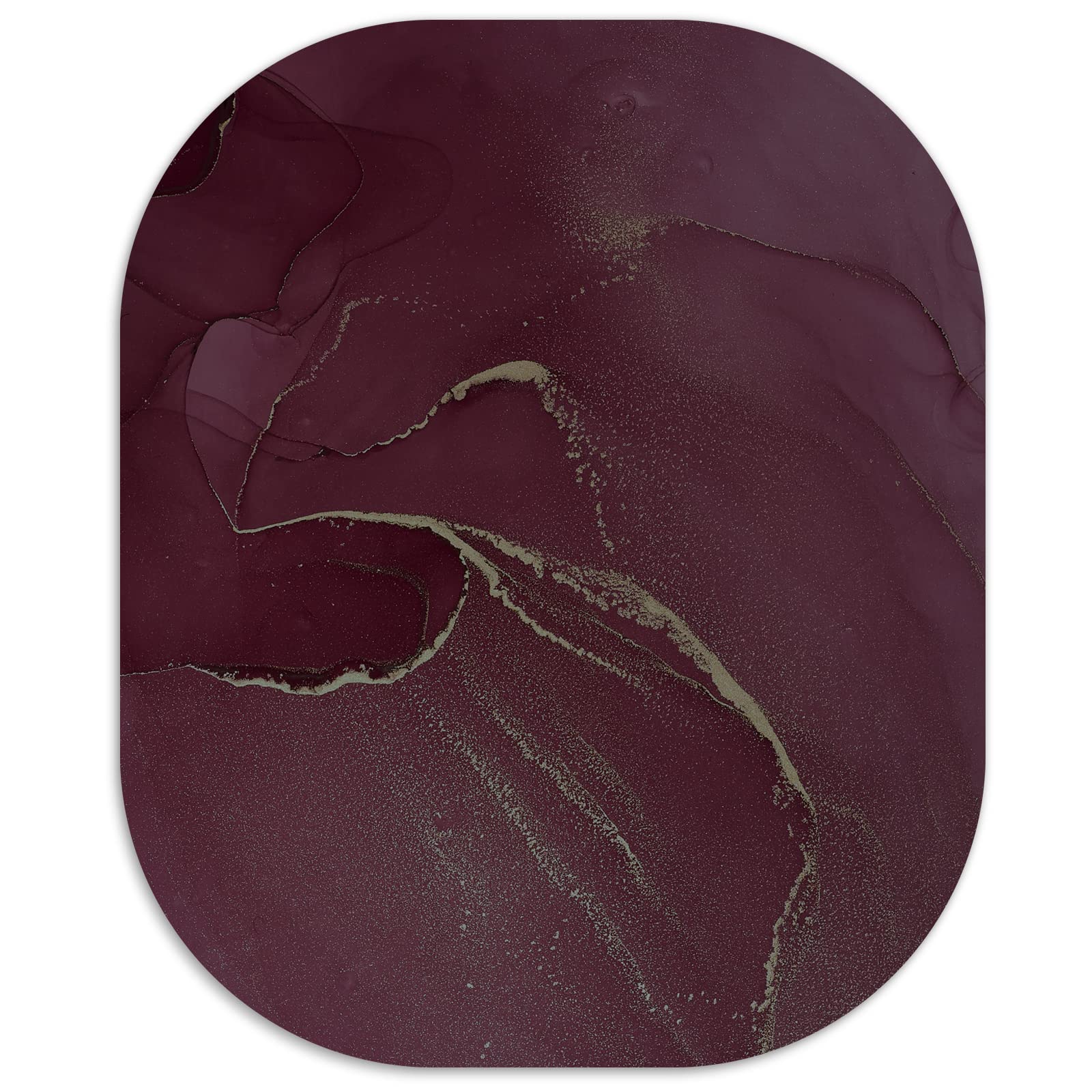 Kevizewo Mini Mouse Pad 6x7 Inch - Small Non-Slip Rubber Base Marble Computer Mouse Pad for Laptop, Home Office & Travel | Portable Office Supplies for Work, Gaming & Daily Use