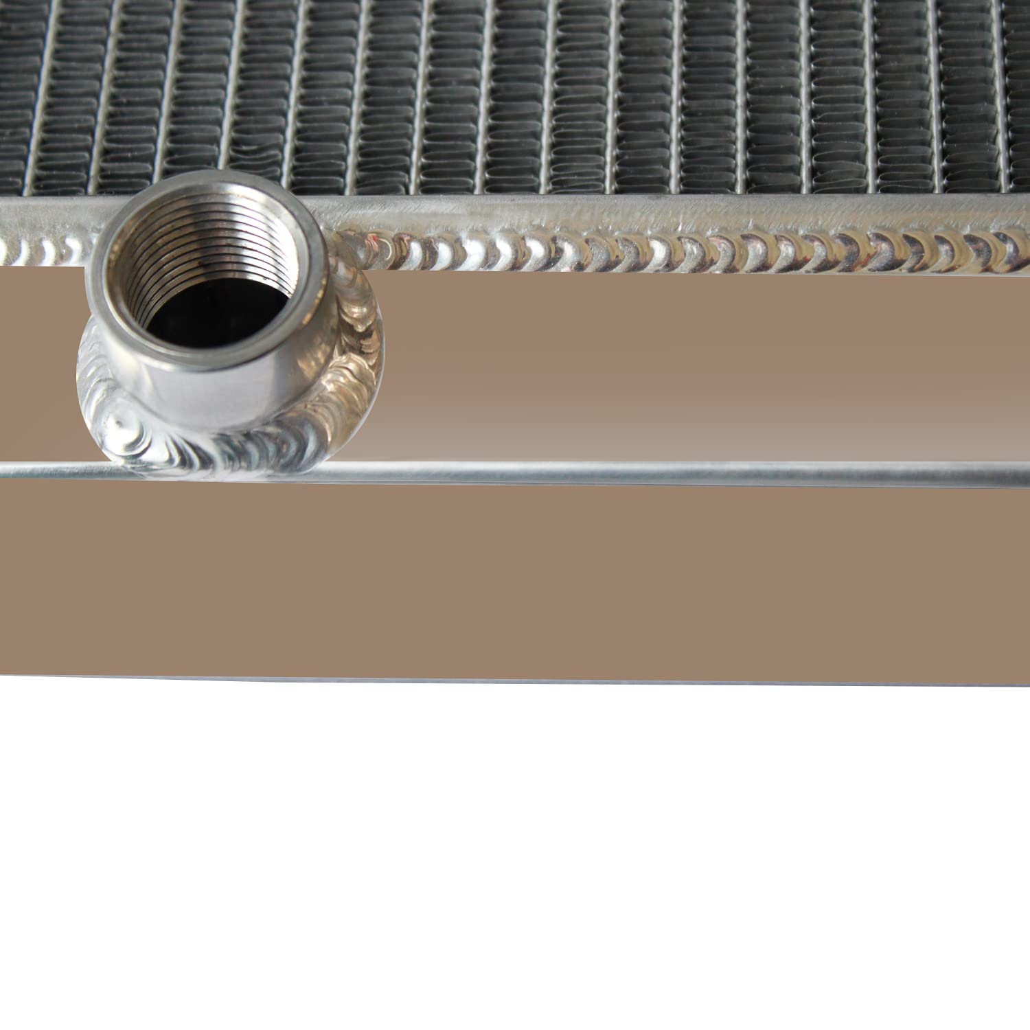 High-Performance 4 Row Aluminum Double Pass Radiator for Dragster & Roadster Stylex - Universal Replacement Radiator for Enhanced Cooling - Perfect for Racing, Hot Rods & High-Performance Vehicles