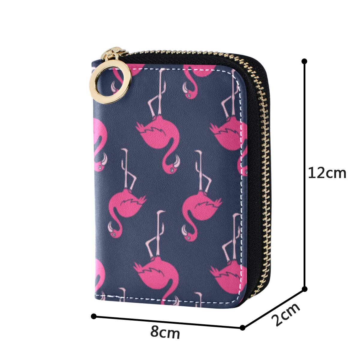 MOYYO RFID Blocking Leather Credit Card Holder - Stylish Zipper Wallet for Women & Girls | Perfect for Travel, Shopping, and Everyday Use