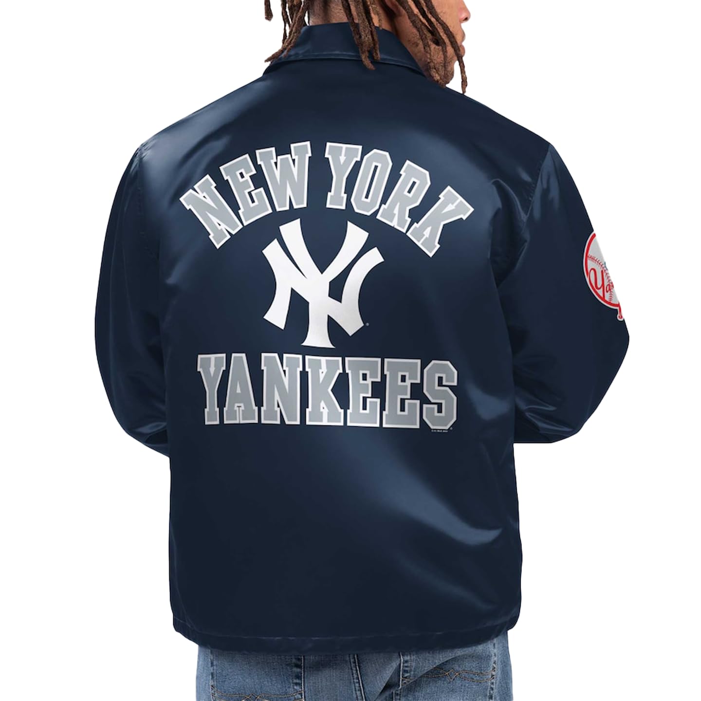 New York Yankees Varsity Bomber Jacket for Men | MLB Baseball Letterman Jacket | Yankees Team Apparel for Fans | Perfect for Game Day & Casual Wear