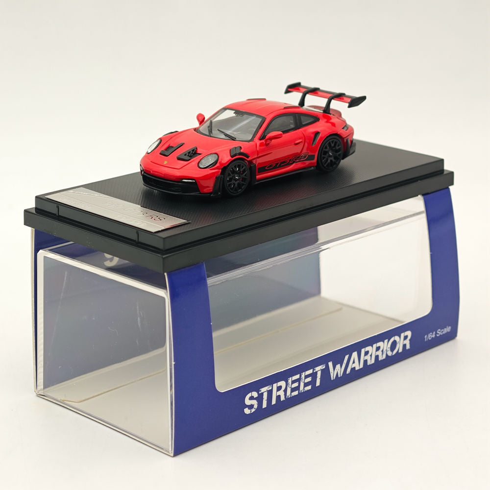 1:64 Scale Porsche 992 GT3 RS Racing Sports Red Diecast Model Car - Collectible Miniature Racing Sports Car for Display, Gifts, and Car Enthusiasts - Perfect for Home Decor, Office Display, and Model Car Collections