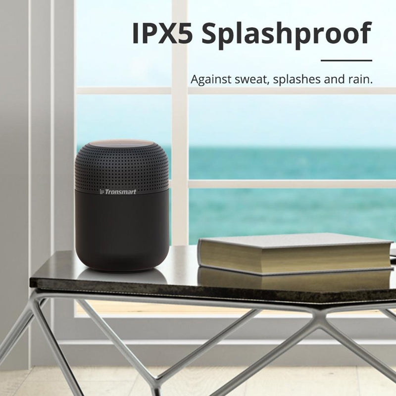 Tronsmart Element T6 Max Portable Bluetooth Speaker with 30W HD Sound, IPX7 Waterproof, 30H Playtime – Perfect for Outdoor, Pool Party, Camping & Home Use