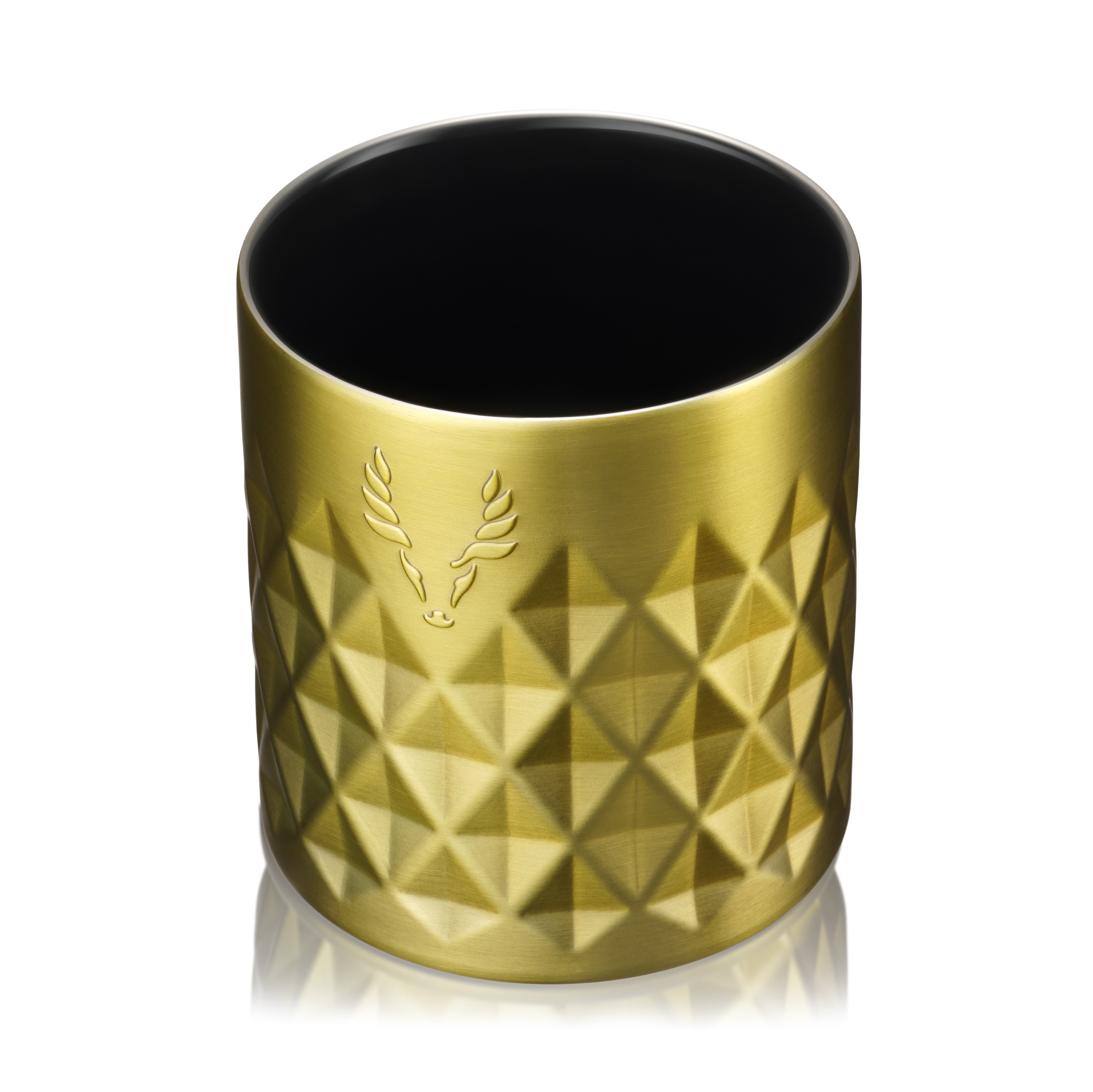 Premium Stainless Steel Gold Rocks Tumbler - Insulated Whiskey & Cocktail Glasses for Bourbon, Scotch & Iced Coffee - Perfect for Home Bar, Gifts & Outdoor Adventures