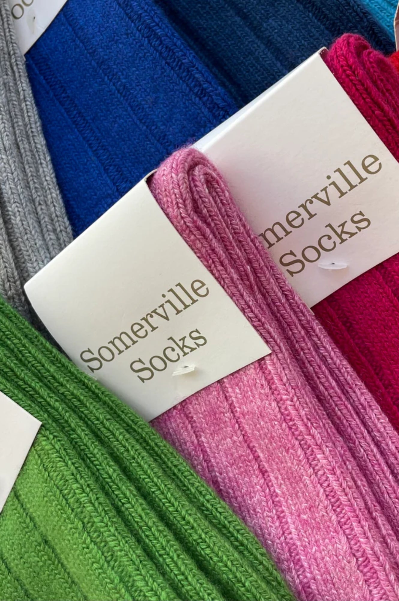 Breathable Ribbed Socks for Men & Women - Comfortable Blue Cotton Ankle Socks - Perfect for Running, Yoga & Everyday Wear