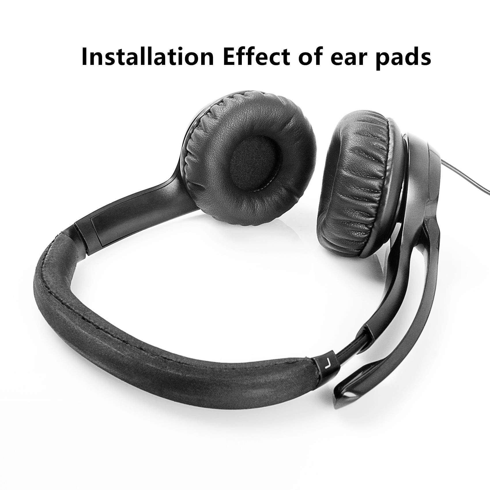 Replacement Ear Pads for Logitech H390 Headset - Soft Foam Cushion Earcups with Noise Isolation - Perfect for Gaming, Office Calls & Music Listening