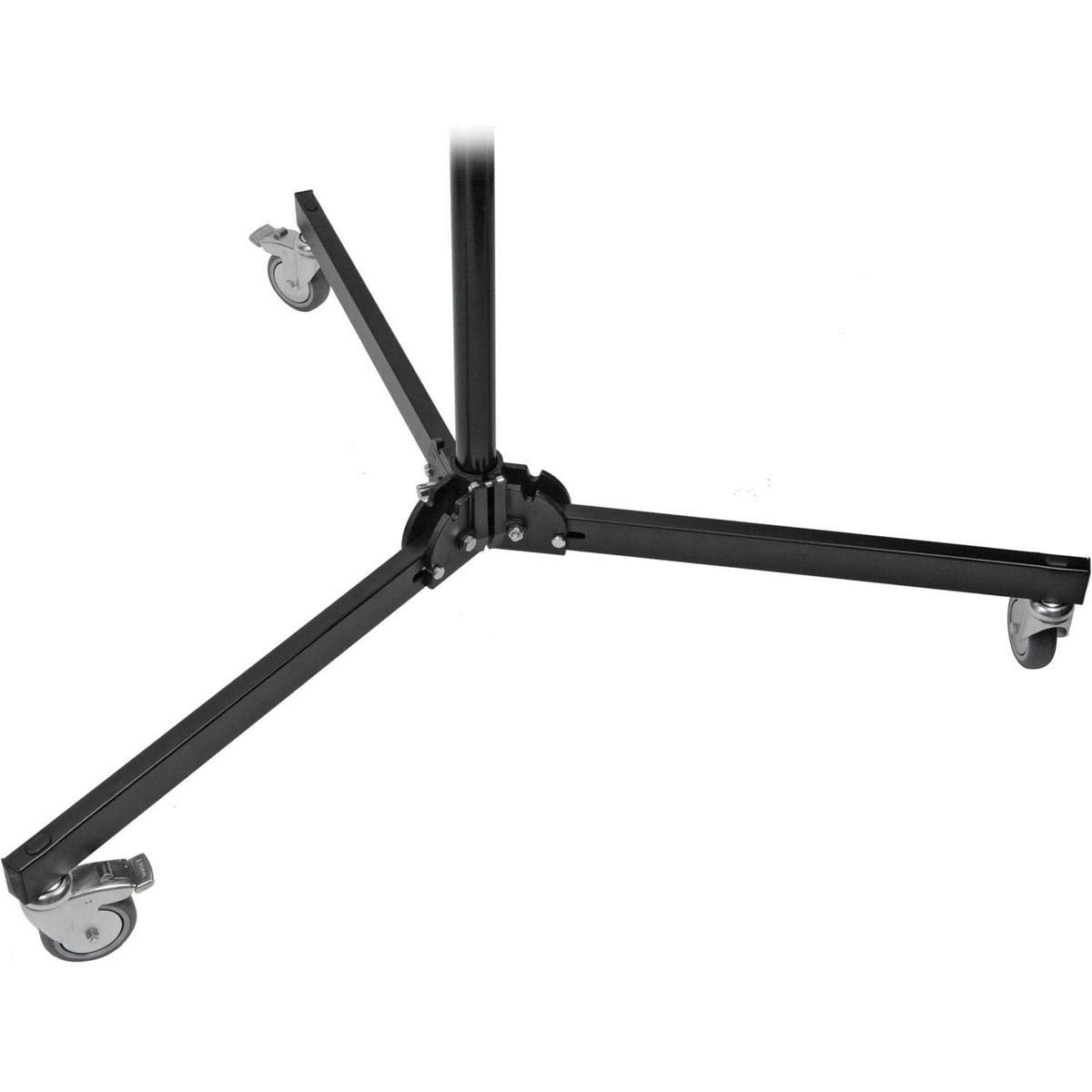 Manfrotto 231B 8-Foot Professional Black Light Stand with Adjustable Sliding Arm - Perfect for Photography Studios, Video Production & Live Streaming Setups