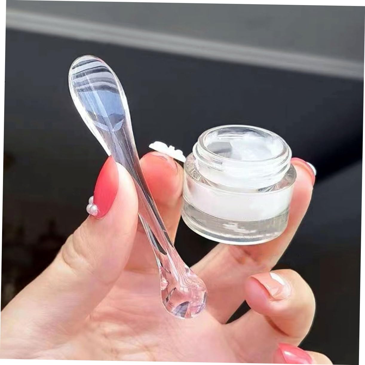 10pcs Cosmetic Spatula Set - Stainless Steel Scoop Eye Cream Stick & Beauty Spatula for Makeup, Skin Care, Face Cream Application - Perfect for Salon, Spa, Home Use & Travel Kit