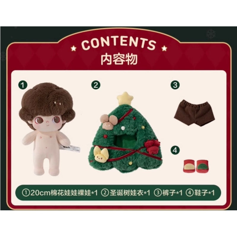 DIMOO Snowman Cotton Plush Doll - Christmas Tree Ornament & Holiday Decoration for Home, Office, and Gift Giving