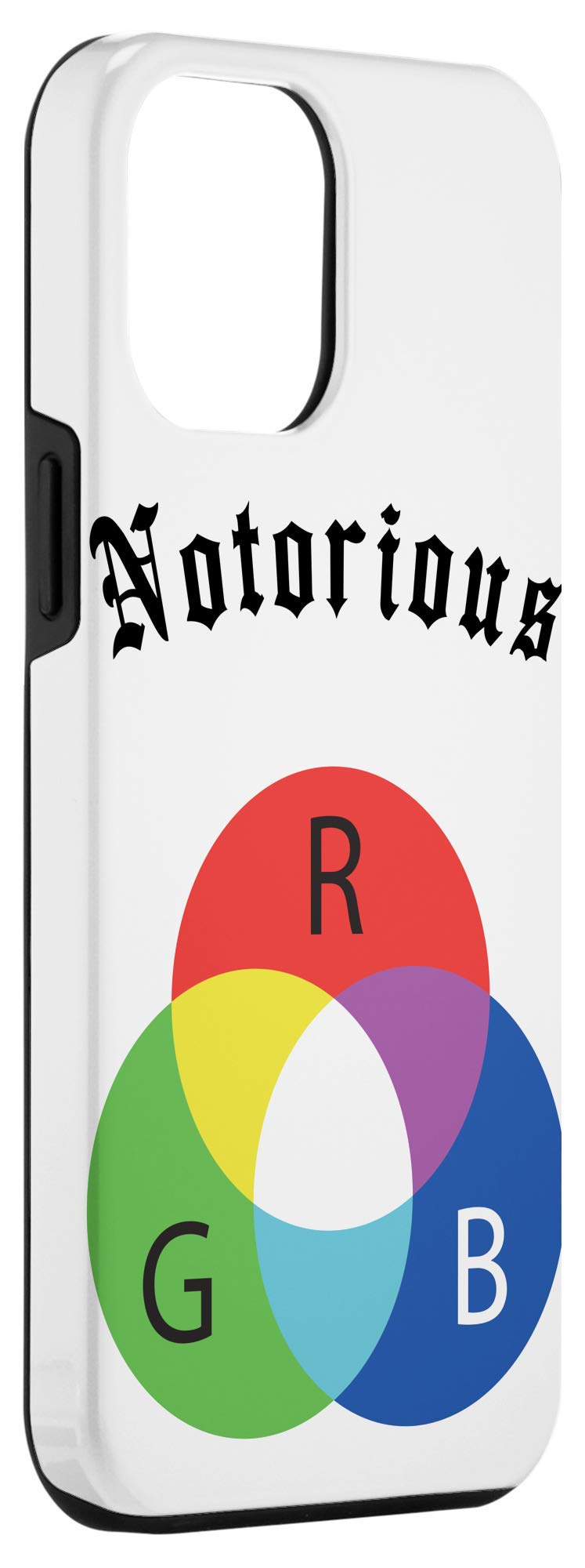 iPhone 12 Pro Max Case - Notorious RGB Color Wheel Design - Funny Graphic Designer Gift - Perfect for Tech Enthusiasts & Creative Professionals