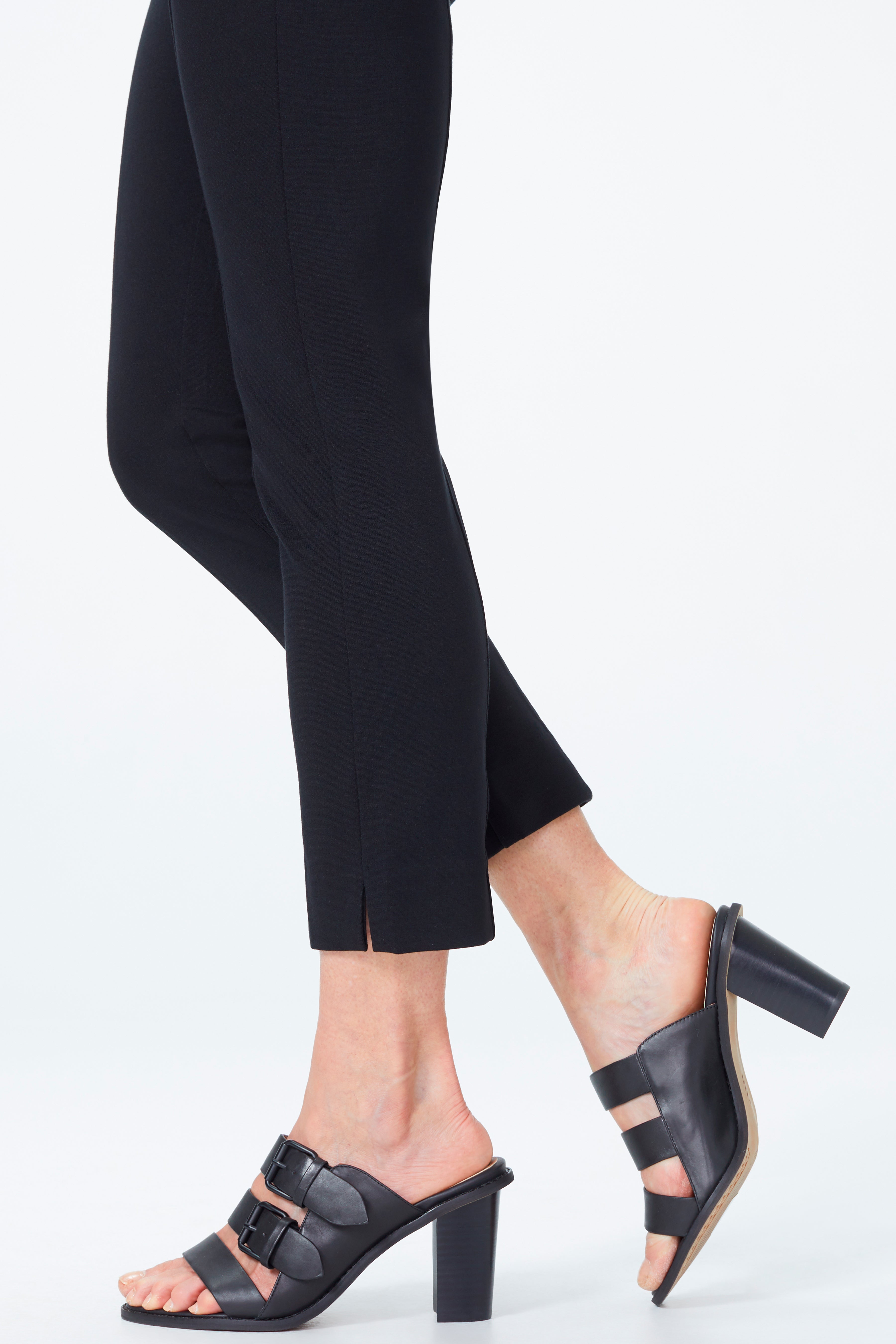 Stylish Black Ankle Pants for Women - Comfortable & Versatile Slim Fit Trousers for Work, Office, and Casual Outfits