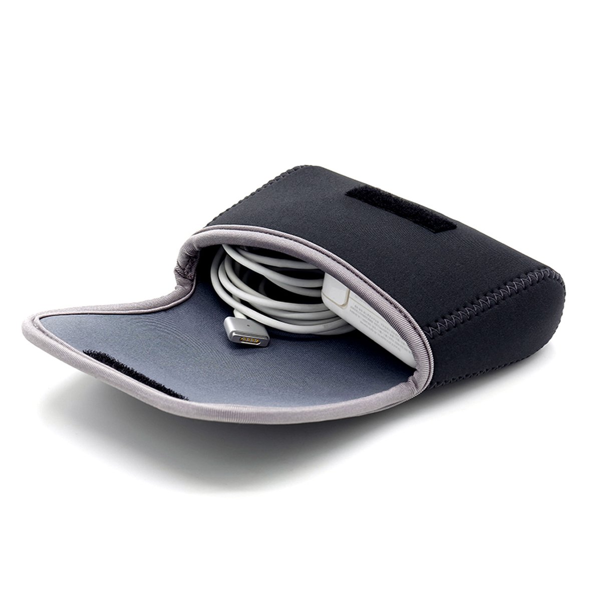 LENTION Tech Pouch Organizer - Compact Storage Case for Laptop Accessories, MacBook Charger, Wireless Mouse, iPhone & Power Bank | Travel Cable Organizer | Dark Gray | Perfect for Office, Travel & Daily Commute