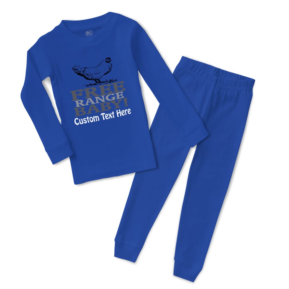 Organic Cotton Toddler Pajamas for Boys & Girls - Soft, Snug Fit Baby Pajama Set with Cute Chicken Farm Print - Perfect for Bedtime, Lounging & Playtime