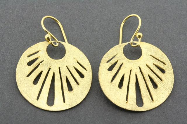 Elegant Gold Plated Christine Earrings for Women - Perfect for Parties, Weddings & Everyday Wear