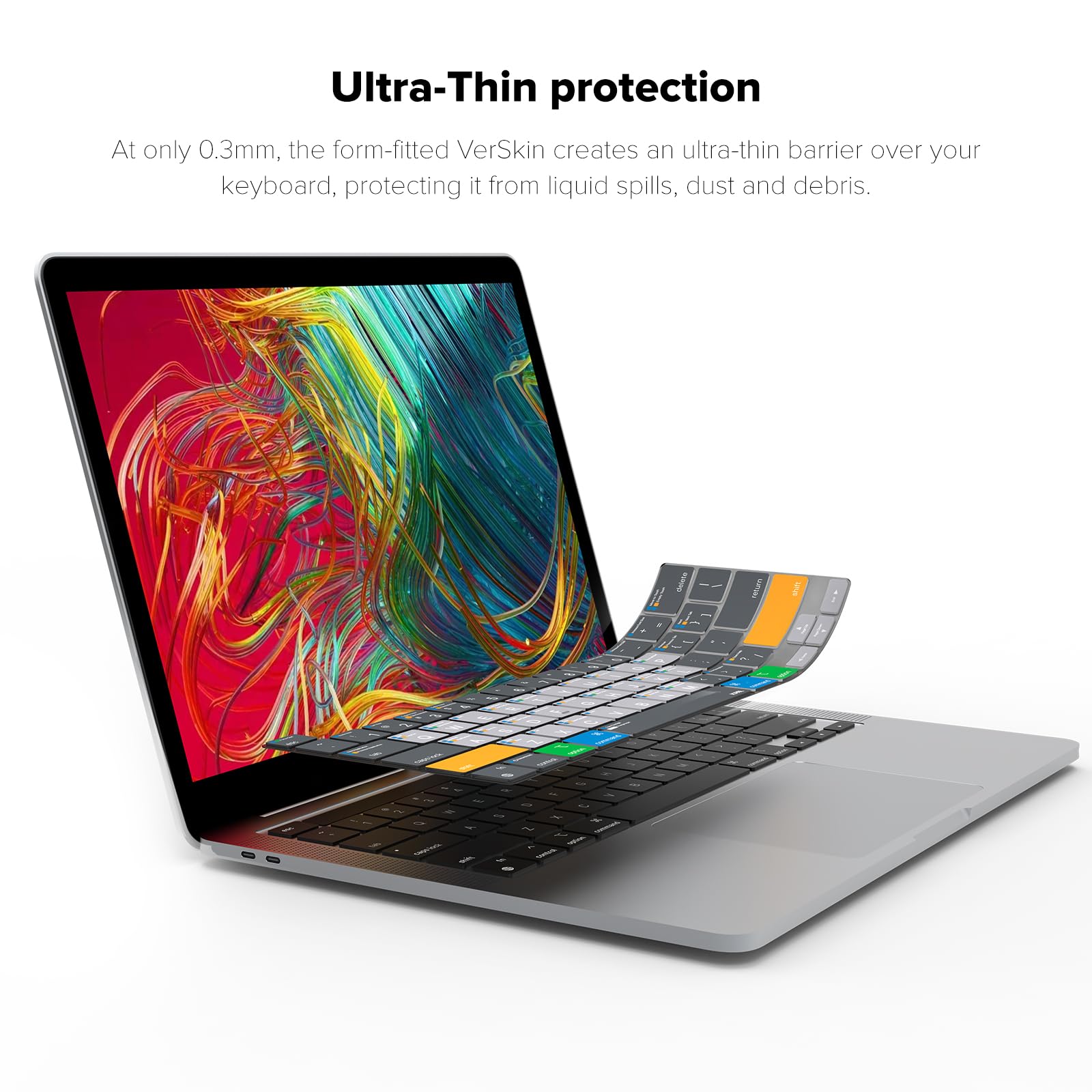 JCPal MacOS Shortcut Keyboard Cover for 2020-2022 MacBook Pro 13