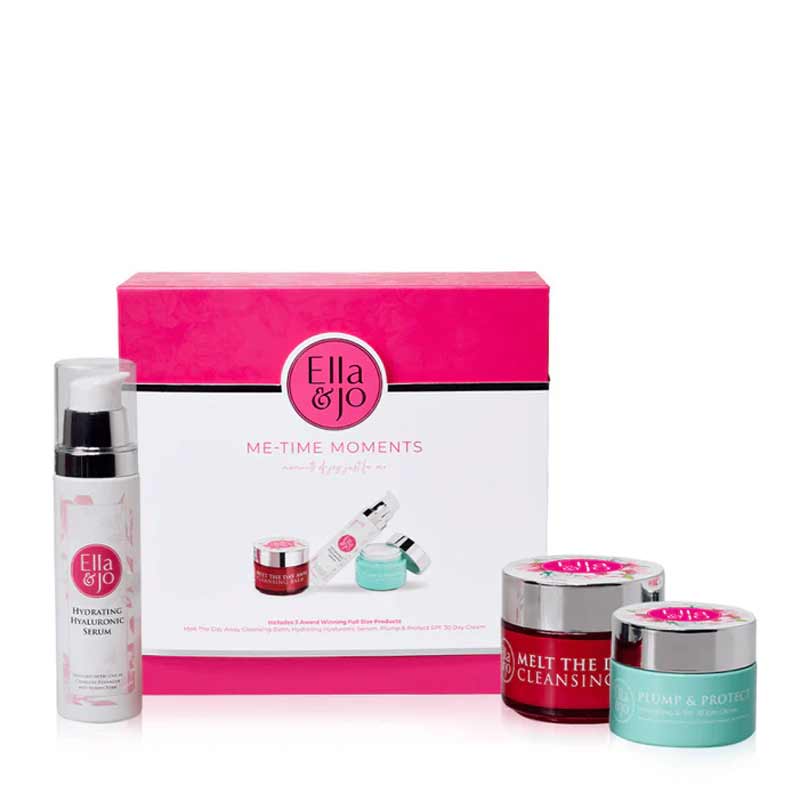Ella & Jo Me Time Moments Gift Set - Relaxing Self-Care Spa Kit with Bath Bombs, Candles & More - Perfect for Women's Pampering, Birthday Gifts & Stress Relief