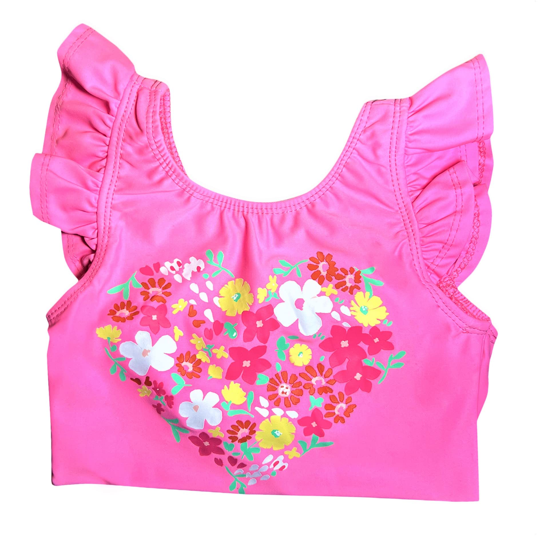 Girls' 2-Piece Bathing Suits - Cute Tankini Top & Bikini Bottom Swimwear Set for Beach, Pool & Summer Activities | Kids Swimsuits for Swimming, Bathing & Water Play