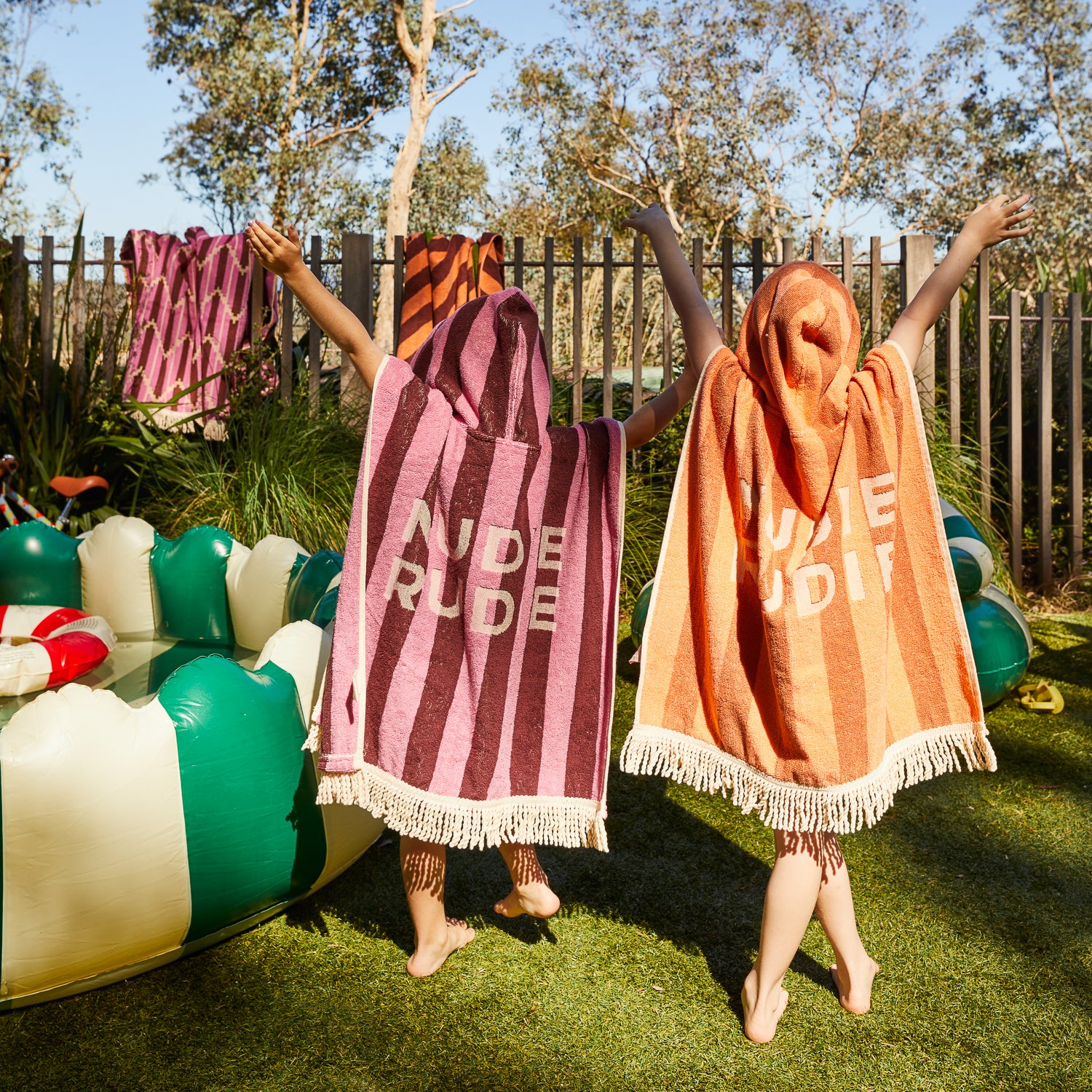 Jarita Hooded Towel for Adults & Kids - Soft Absorbent Bath Towel with Hood - Perfect for Beach, Pool, Spa & After Shower - Desert Design