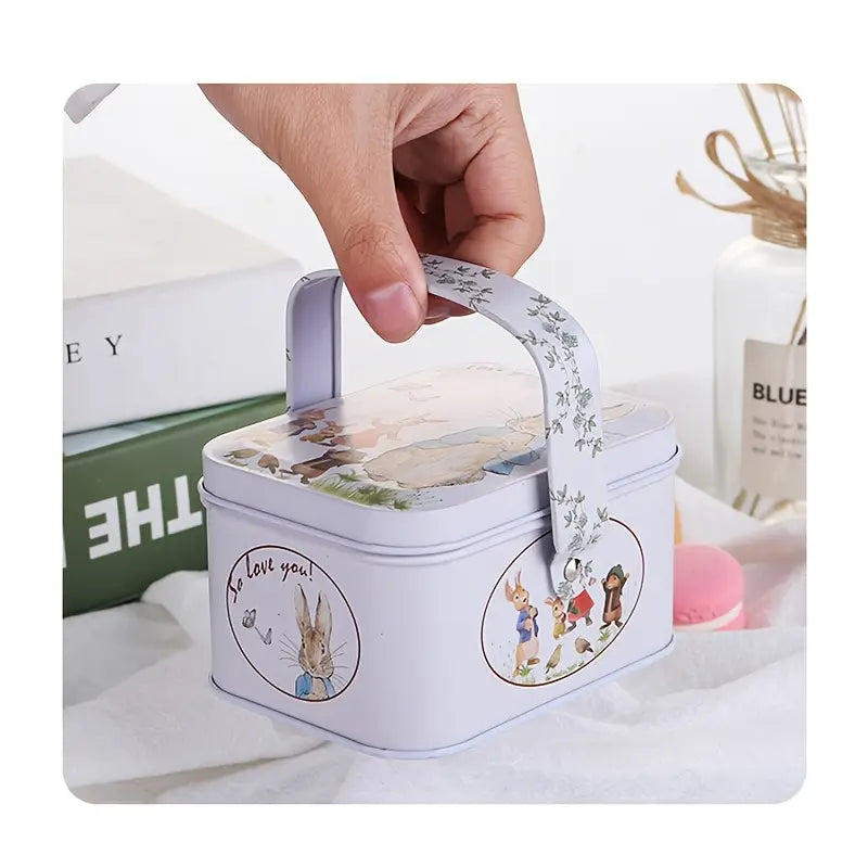 Peter Rabbit Easter Tin - Collectible Easter Basket Gift for Kids, Themed Decor for Spring & Easter Celebrations