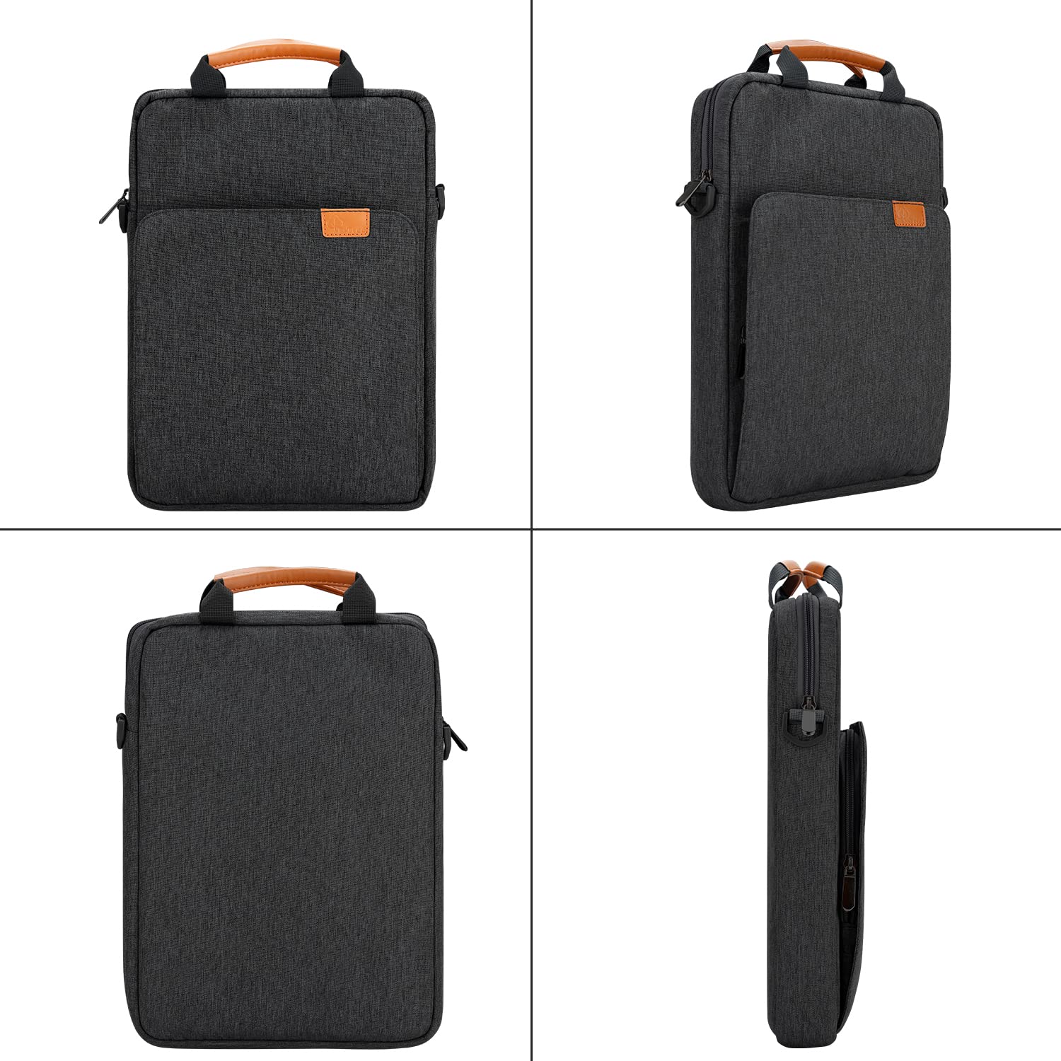13 Inch Laptop Sleeve with Shoulder Strap & Handle - Protective Case for 13.3