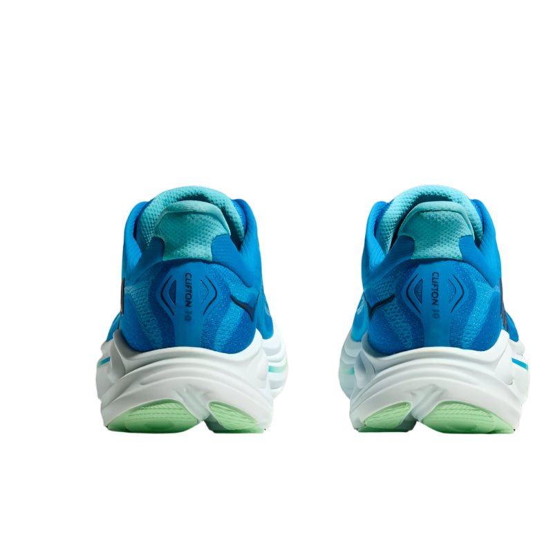 HOKA Clifton 10 D Men's Running Shoes - Lightweight Cushioned Road Running Sneakers for Marathon Training & Daily Jogging | Breathable Mesh Comfort for Long Distance Running & Gym Workouts