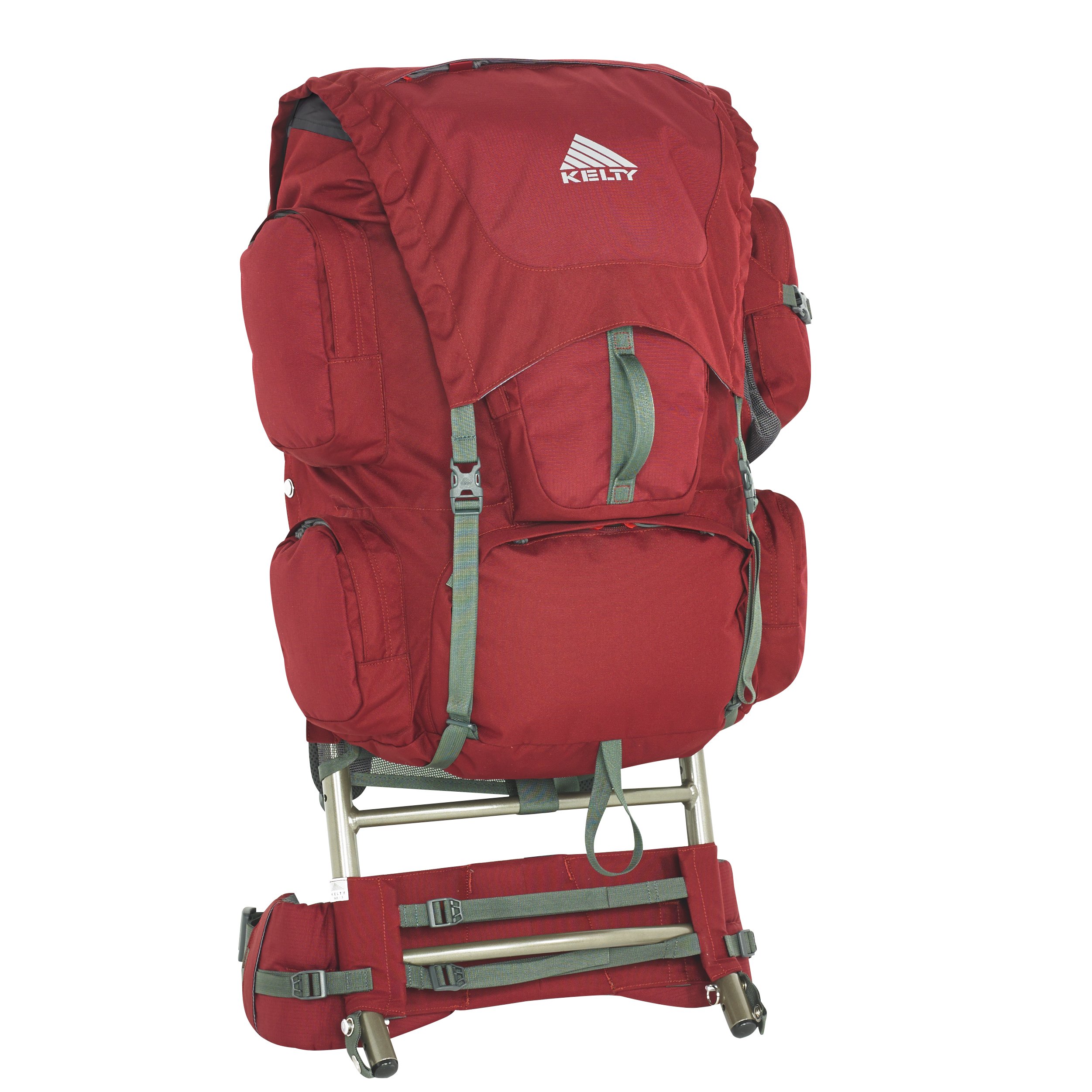 Kelty Trekker 65L Hiking Backpack for Men & Women - Lightweight Durable Travel Backpacking Pack with Adjustable Straps - Garnet Red - Perfect for Camping, Trekking & Outdoor Adventures