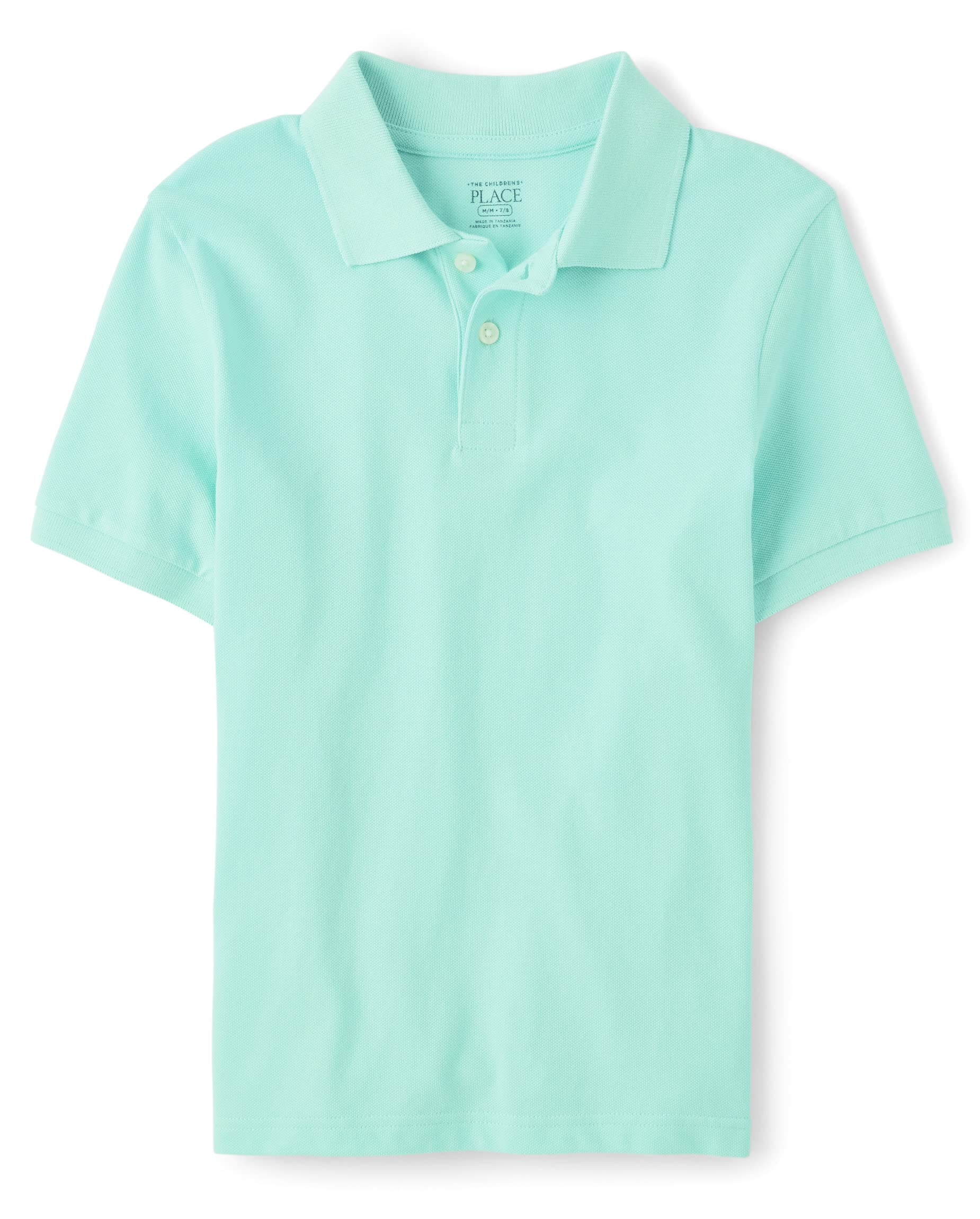 The Children's Place Boys' Short Sleeve Pique Polo Shirt - Comfortable Cotton Kids' Top for School, Play & Casual Wear | Toddler to Big Boy Sizes