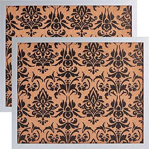 Silver Frame - Fleur De Lis Pattern