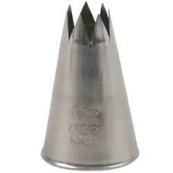 Open Star Pastry Tip - Professional Stainless Steel Baking Decorating Nozzle for Cakes, Cupcakes & Cookies - Perfect for Birthday, Wedding & Holiday Desserts
