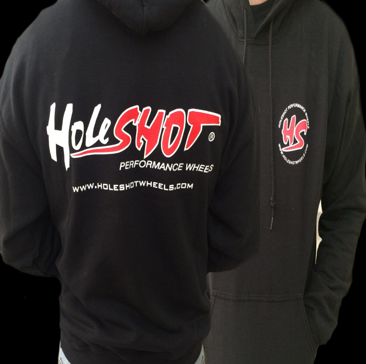 Holeshot Hoodie for Men & Women - Black Pullover Sweatshirt | Comfortable & Stylish for Casual Wear, Outdoor Activities & Street Fashion