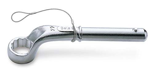 Chrome Handle Curved Polygonal Wrenches Set - 46mm H-Safe Lever Attachment for Automotive & Bike Repair | Durable Hex Key Tools for Mechanics & DIY Projects