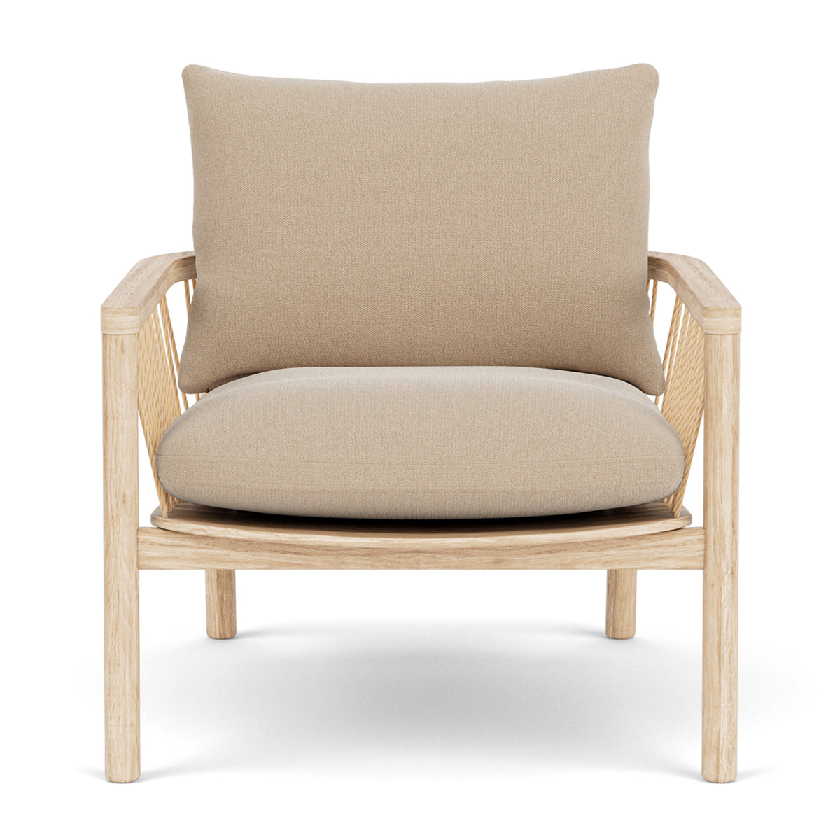 Enzo Fabric Armchair - Modern Upholstered Accent Chair for Living Room, Bedroom & Office - Comfortable Lounge Chair with Sturdy Wooden Legs - Perfect for Relaxing, Reading & Decorating