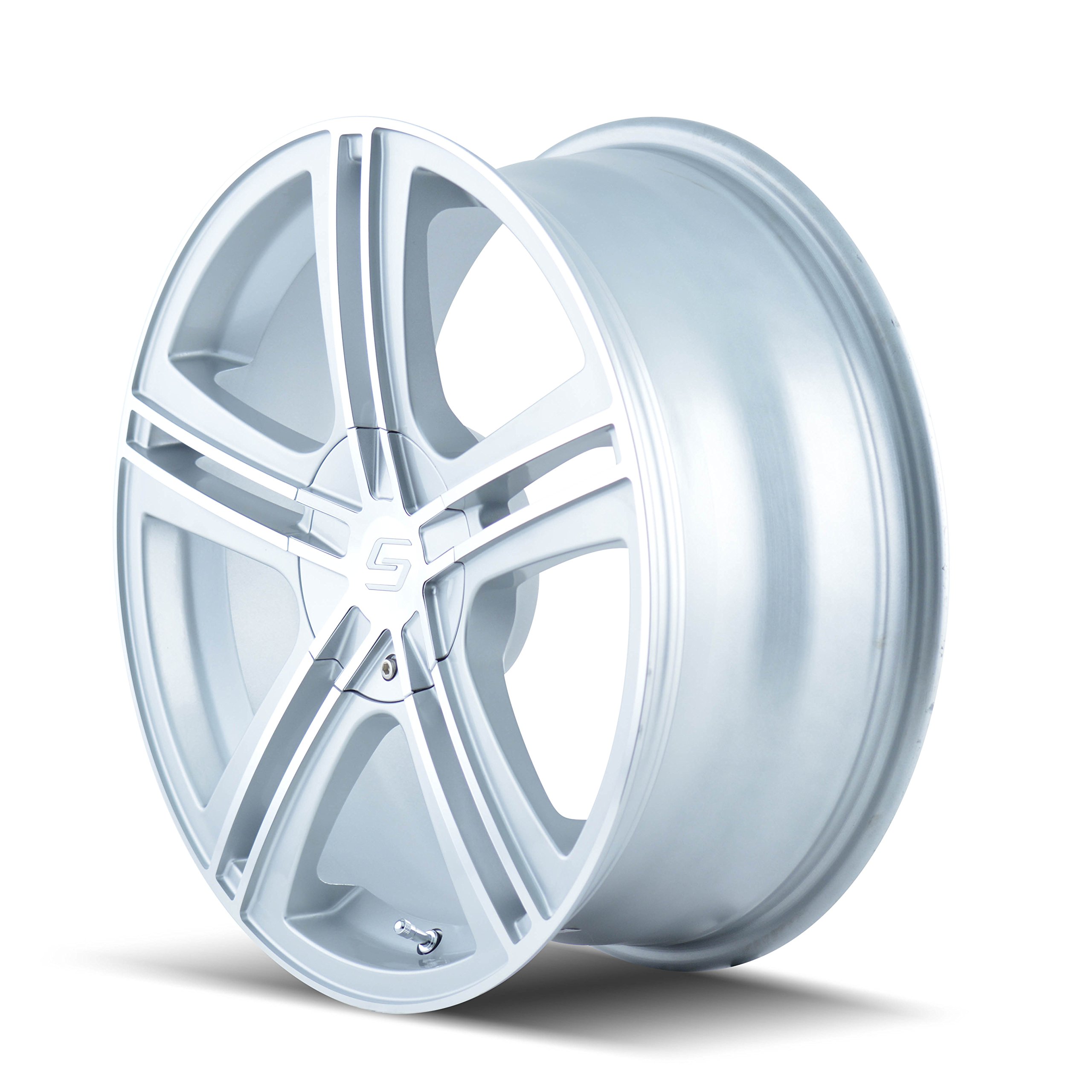 Sacchi S62 262 Hypersilver Alloy Wheel 18x7.5 Inches with Machined Face - Premium Car Rims for Sports Cars & Luxury Vehicles - Perfect for Street Performance & Custom Builds