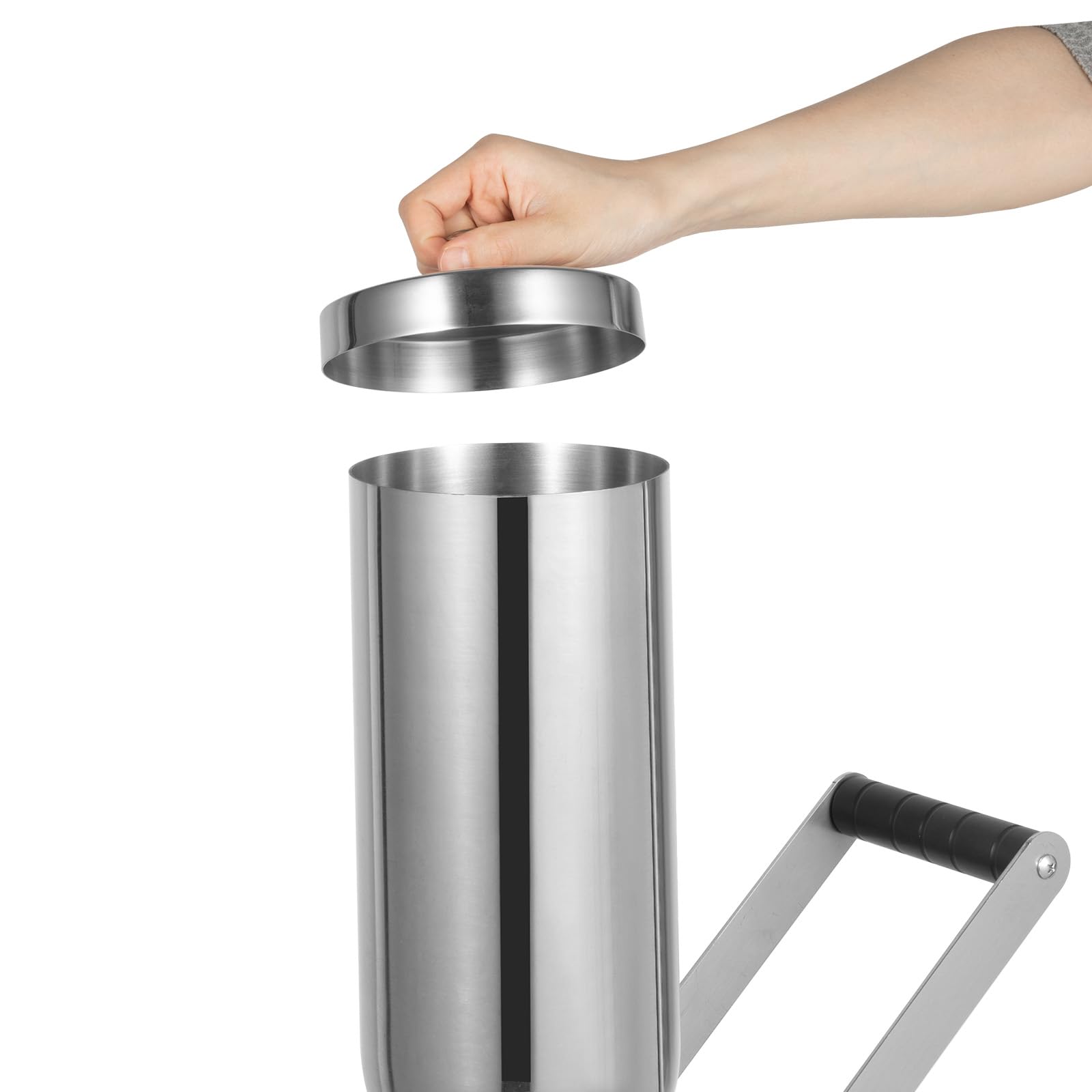 Commercial Stainless Steel Manual Donut Filling Machine - 5.3Qt Hand-operated Churro & Jelly Doughnut Filler for Bakeries, Restaurants & Snack Bars - Perfect for Pastry Shops, Cafés and Dessert Businesses