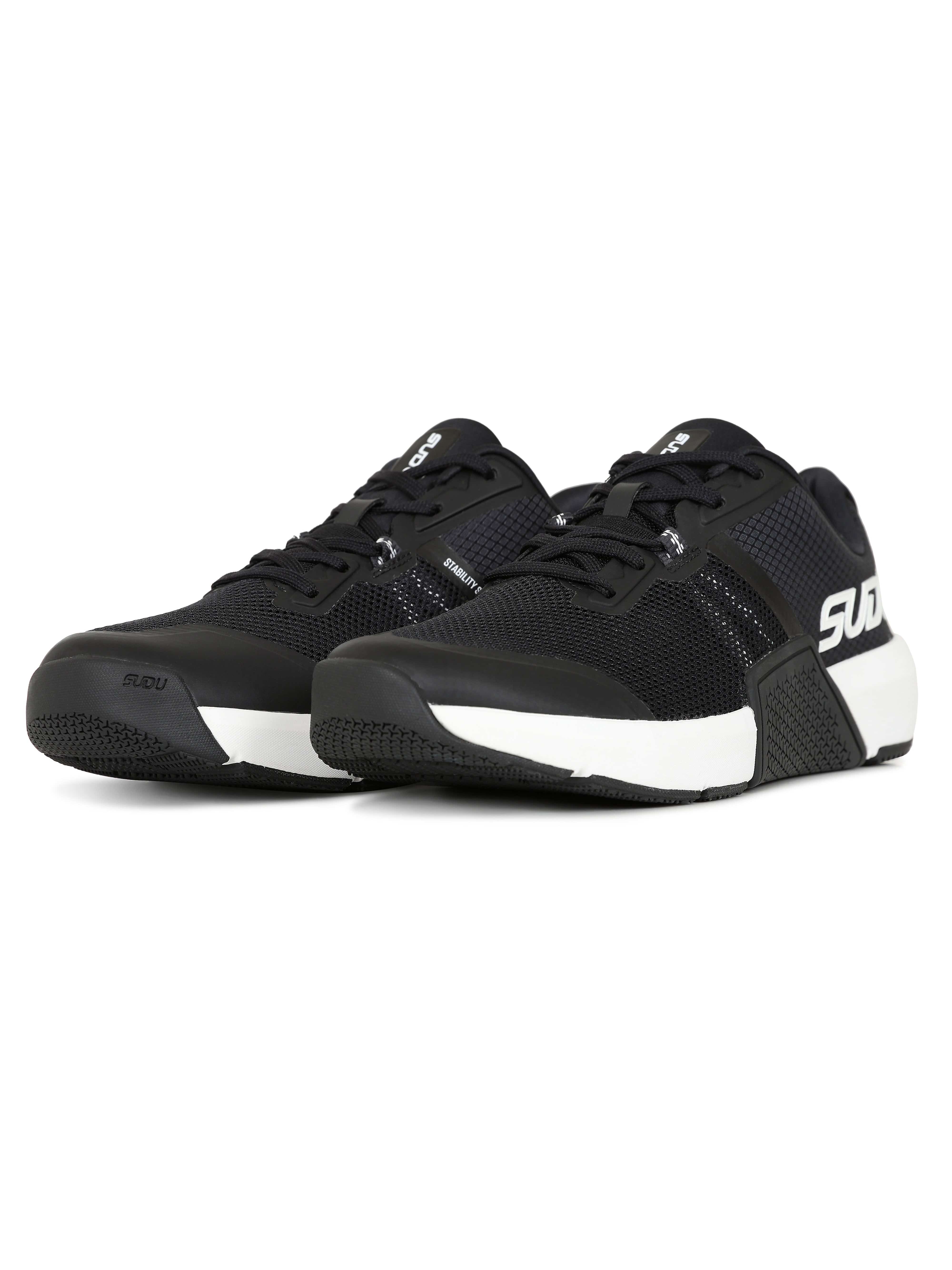 STL 01 Running Shoes for Men & Women - Lightweight Training Shoes for Gym, Jogging & Workouts - Breathable Black Athletic Sneakers