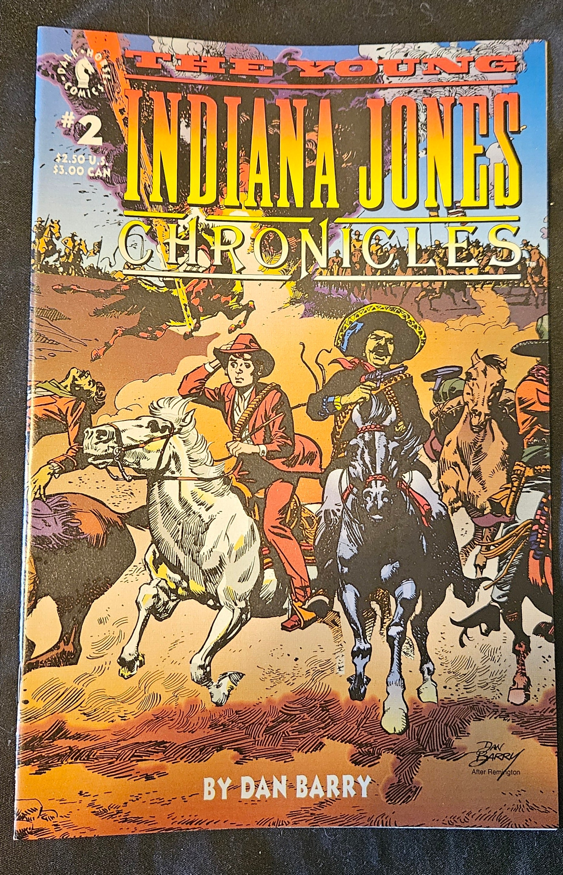 The Young Indiana Jones Chronicles #2: The Man in the Iron Mask | Dark Horse Comics 1992 Edition | Vintage Collectible Comic Book for Fans & Collectors | Perfect for Reading, Display, and Gifting