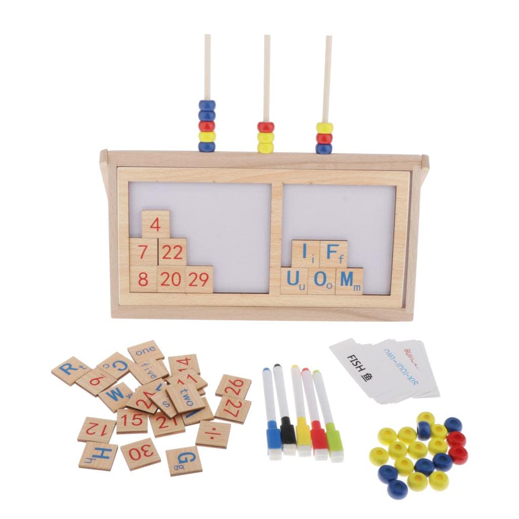 Montessori Wooden Learning Board - Multifunctional Early Education Toy for Toddlers & Preschoolers | Perfect for Home, Classroom & Playroom Learning Activities
