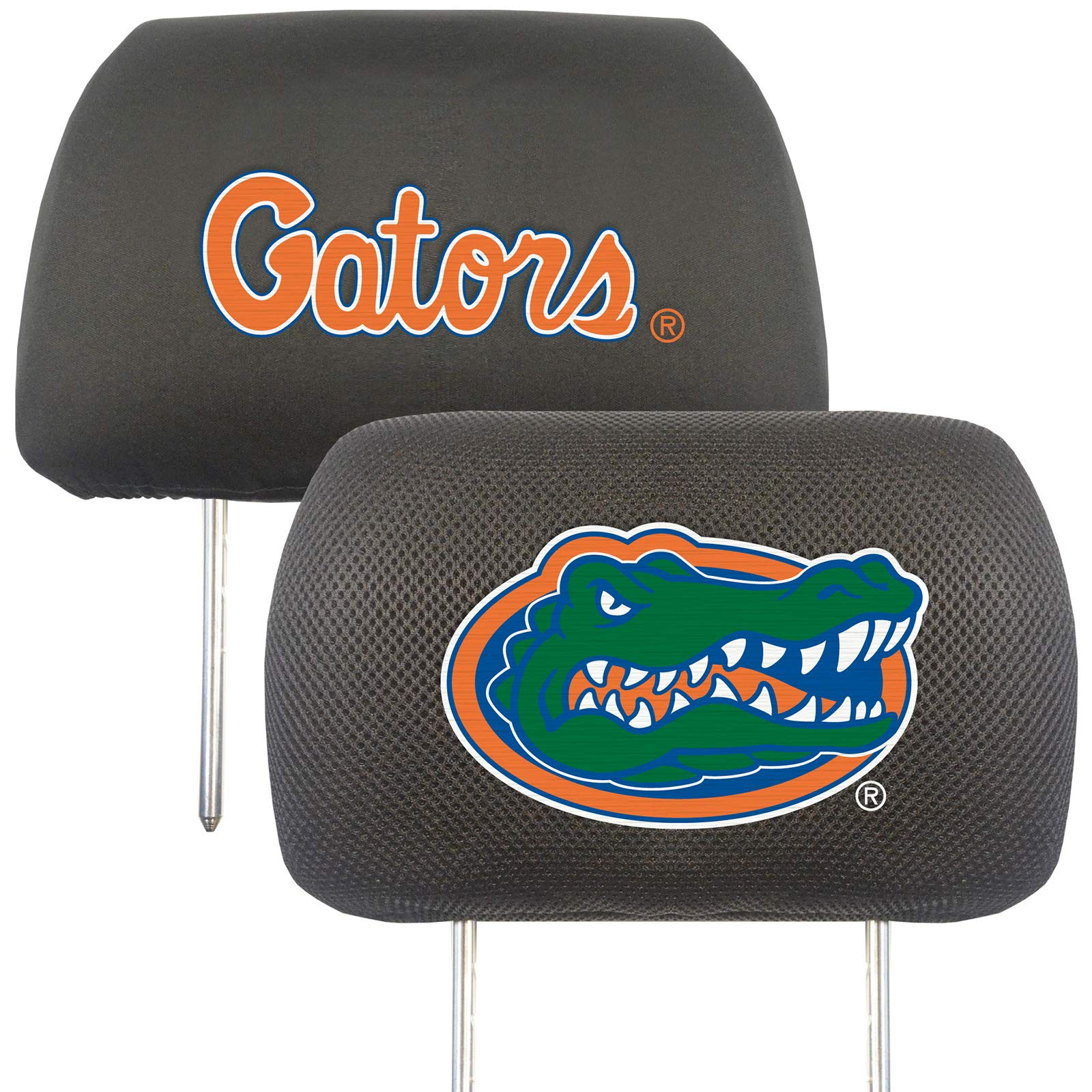 Florida Gators Officially Licensed AAC FANMATS NCAA Carpet Floor Mats Bundle with Head Rests - 6-Piece Set for Cars, Trucks & SUVs - Perfect for Game Day, Tailgating & Home Decor
