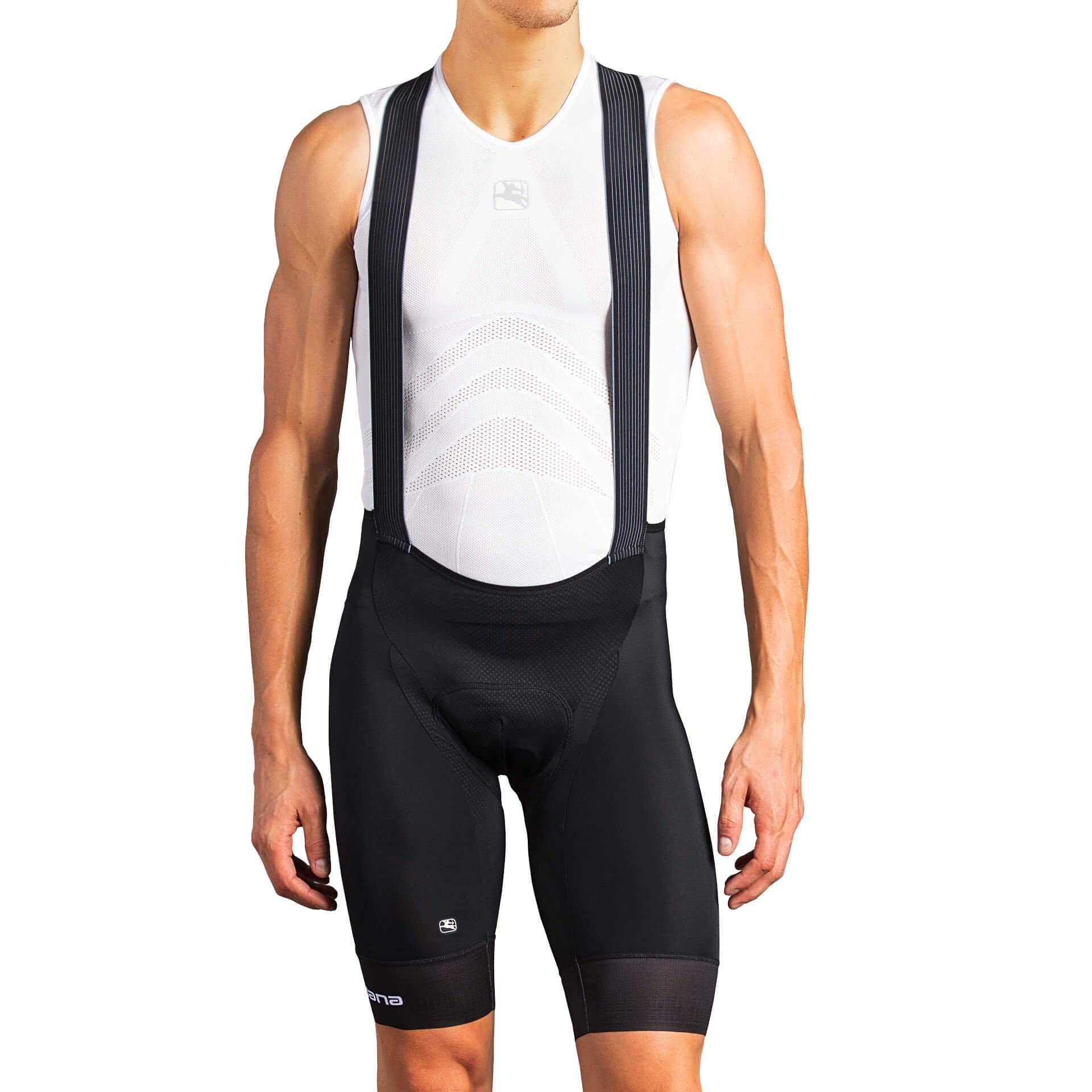 Giordana Men's Scatto Pro Moda Bib Cycling Shorts - High Performance Bike Shorts for Road Cycling & Training - Comfortable Padded Cycling Bibs for Men